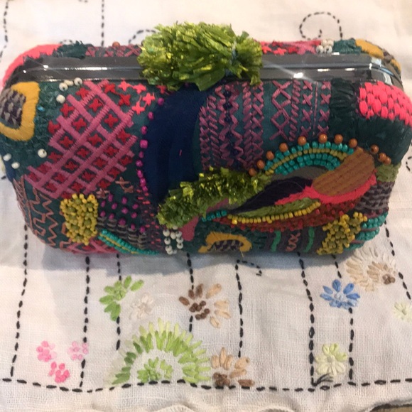 Zara Basic Collection | Bags | Zara Basic Multicolor Minaudiere Clutch Bag  Nwot | Poshmark